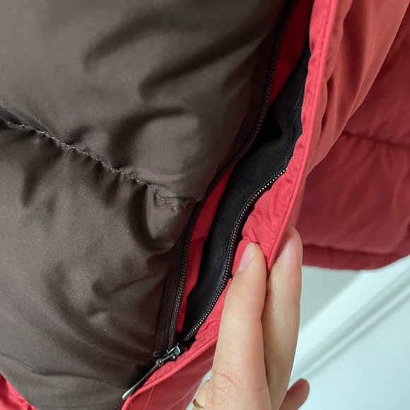 Columbia Reversible Mens Puffer Vest Red/Brown EUC - Picture 2 of 6